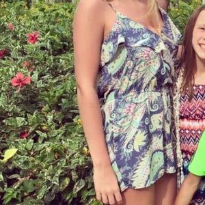 Paisley Floral Women’s Romper